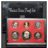 1980 US Mint Proof Set w/ SBA Dollar