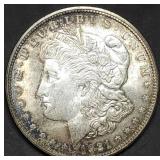 1921-D Morgan Silver Dollar BU Toned