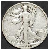 1920-S Walking Liberty Silver Half Dollar