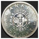 1964 Canada 80% Silver Dollar BU