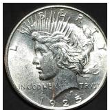 1925 Peace Silver Dollar Gem BU
