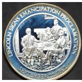 1oz Sterling Silver Proof Civil War Medal