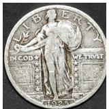 1925 Standing Liberty Silver Quarter