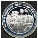 1oz Sterling Silver Proof Civil War Medal