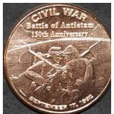 1oz Copper Bullion Civil War Round BU