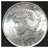 1922 Peace Silver Dollar Gem BU