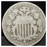 1867 Shield Nickel