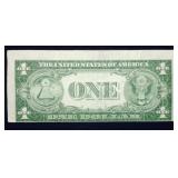 Major Offset Reverse 1935 A $1 Silver Certificate