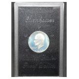 1972 S Proof Silver Ike Dollar in Holder