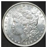 1896 Morgan Silver Dollar BU