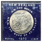 1970 New Zealand Mount Cook Comm. Dollar