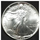 1986 1oz Silver Eagle Gem BU 1st Year