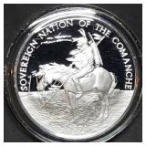 Native American .999 Silver Proof Tribal Medal
