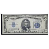 1934 D $5 Silver Certificate High Grade Note