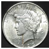 1923 Peace Silver Dollar Gem BU