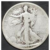 1923-S Walking Liberty Silver Half Dollar