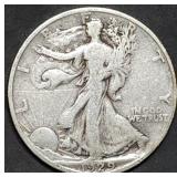 1929-S Walking Liberty Silver Half Dollar