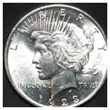 1923 Peace Silver Dollar Gem BU