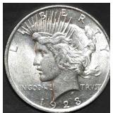 1923 Peace Silver Dollar Gem BU