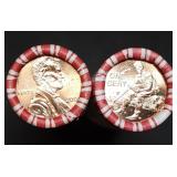 2009 Lincoln Bicentennial Penny 2 Gem BU Rolls