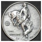 Frederic Remington .999 Silver 3" Medal 54g
