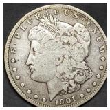 1901-S Morgan Silver Dollar, Better Date