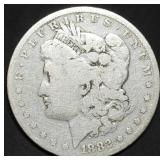 1882 Morgan Silver Dollar