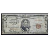 1929 $5 National Currency Banknote St. Louis MO