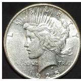 1925 Peace Silver Dollar Gem BU