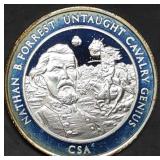 1oz Sterling Silver Proof Civil War Medal