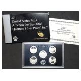2011 America the Beautiful Quarter Silver Proof Se