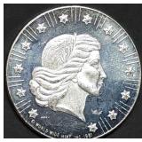 1 Troy Oz .999 Silver Round 1981
