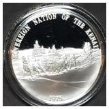Native American .999 Silver Proof Tribal Medal