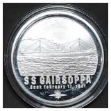 1 Troy Oz .999 Silver SS Gairsoppa Round BU
