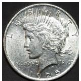 1925 Peace Silver Dollar Gem BU