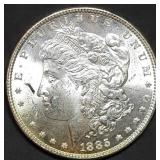 1885 Morgan Silver Dollar Gem BU