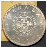 1964 Canada 80% Silver Dollar BU