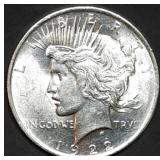 1922 Peace Silver Dollar Gem BU