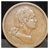 1864 George Washington Civil War Token Nice