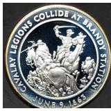 1oz Sterling Silver Proof Civil War Medal