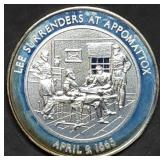 1oz Sterling Silver Proof Civil War Medal