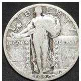 1929 Standing Liberty Silver Quarter