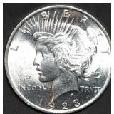 1923 Peace Silver Dollar Gem BU