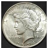 1934-D Peace Silver Dollar Gem BU Better Date