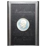 1972 S Proof Silver Ike Dollar in Holder