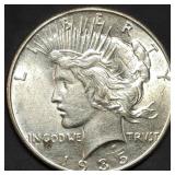 1935 Peace Silver Dollar BU Nice!