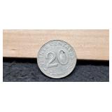 1967 Bolivia 20 Centavos