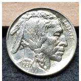 1937 Buffalo Nickel Gem BU