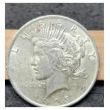 1923 Peace Dollar AU
