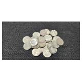 (30) Silver Roosevelt Dimes